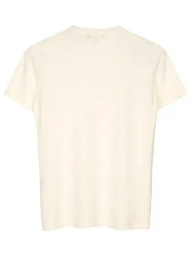 Angera Crewneck Cotton Short Sleeve T-Shirt White - LORO PIANA - BALAAN 3