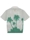 Kids Women s Palm Tree Print Short Sleeve Shirt MS029026 080 - MSGM - BALAAN 3