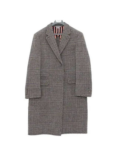 Prince Of Wales Vent Over Single Coat Brown - THOM BROWNE - BALAAN 1