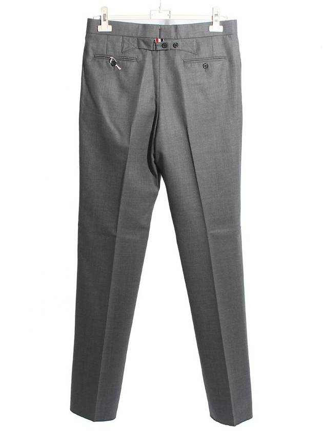 Super 120S Twill Classic Backstrap Trouser Pants Medium Grey - THOM BROWNE - BALAAN 3