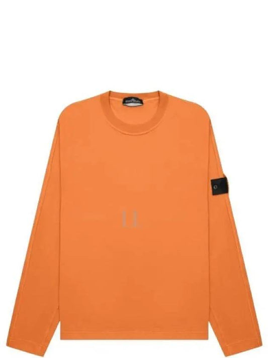 Wappen Shadow Project Mesh Long Sleeve T-Shirt Orange - STONE ISLAND - BALAAN 2