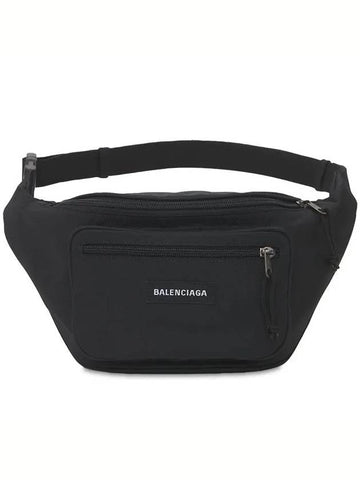 Logo nylon zipper pocket adjustable buckle belt hip sack - BALENCIAGA - BALAAN 1