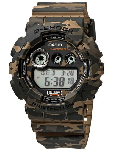 Casio G Shock Classic Brown Camouflage Resin Men's Watch GD120CM-5CR - CASIO - BALAAN 1