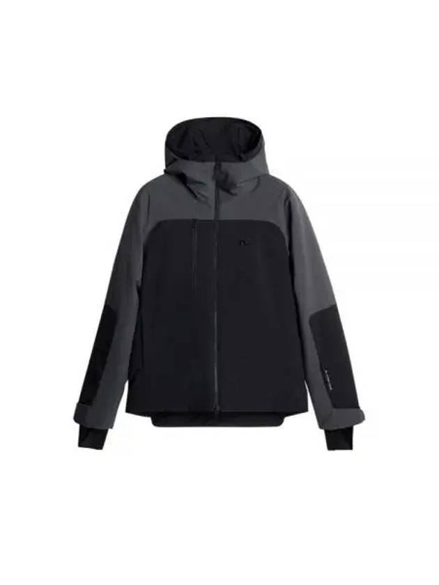 Men's Gary Zip-Up Hoodie Black - J.LINDEBERG - BALAAN 2