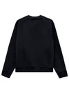 Paris Logo Patch Sweatshirt Black - AMI - BALAAN 6