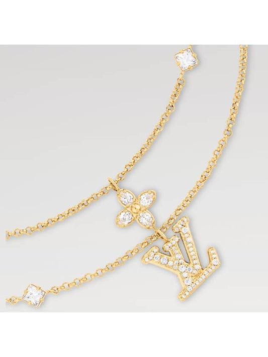 NEW Lady LV Necklace M01845 - LOUIS VUITTON - BALAAN 2