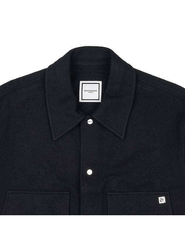 Cotton Pocket Jacket Black - WOOYOUNGMI - BALAAN 4