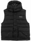 Men s goose down padded vest Bigio hoodie heavy VUDV30735 BKS - DUVETICA - BALAAN 3