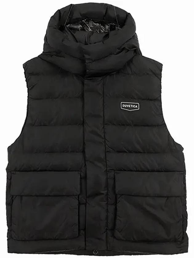 Men s goose down padded vest Bigio hoodie heavy VUDV30735 BKS - DUVETICA - BALAAN 3