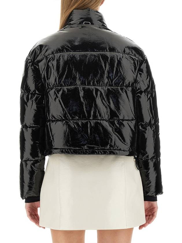 Vinyl Padding Jacket Black - COURREGES - BALAAN 4