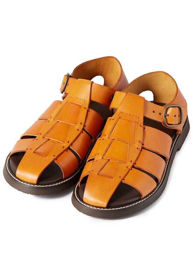 Unisex Fisherman Sandals Roma Arancio - ANTICHI ROMANI - BALAAN 2