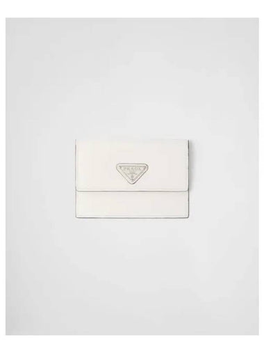 Saffiano leather document holder white 240018 - PRADA - BALAAN 1