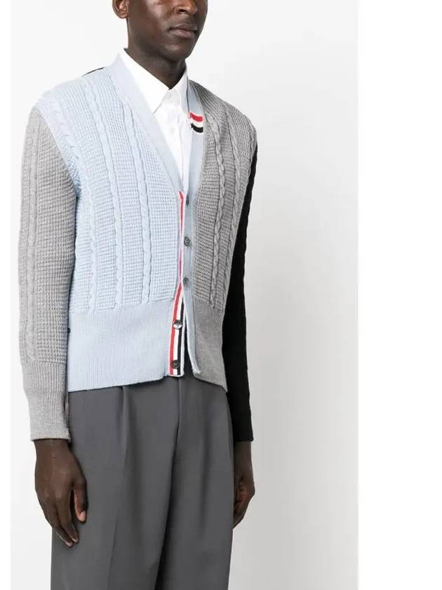 Single Breasted Button Cardigan - THOM BROWNE - BALAAN 5