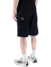 Metropolis Logo Cargo Shorts Navy - CP COMPANY - BALAAN 3