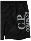 Kids Logo Short Pants Black 16CKBW033B 00L3C00 999 - CP COMPANY - BALAAN 4