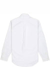 Men's Embroidery Pony Slim Fit Long Sleeves Shirt White - POLO RALPH LAUREN - BALAAN 4