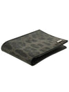 Leopard Leather Half Wallet Grey - DOLCE&GABBANA - BALAAN 4