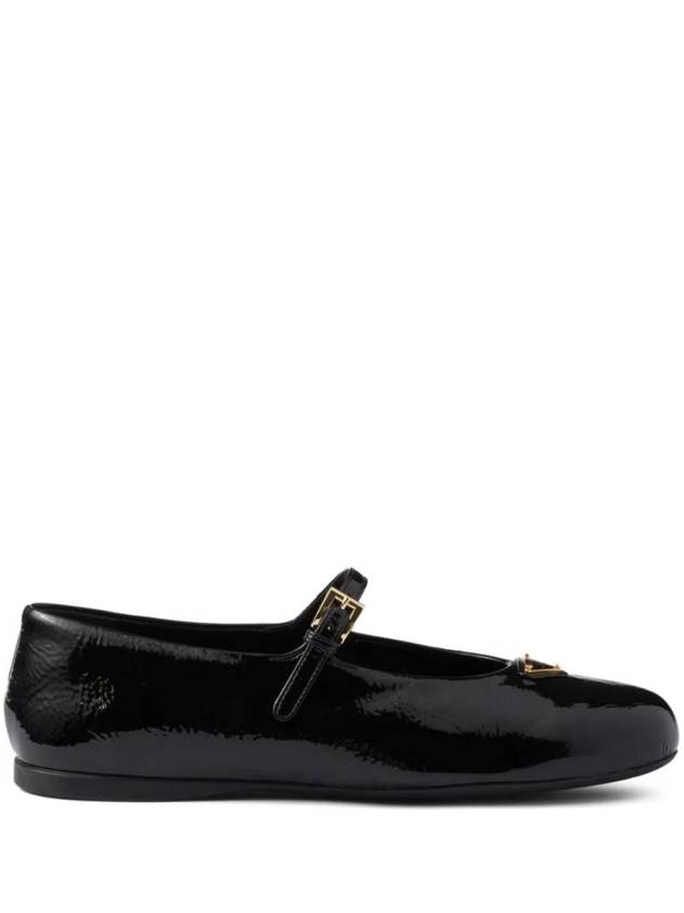 leather ballerina shoes 1F793NF005H27 - PRADA - BALAAN 1