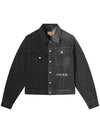 Half And Half Denim Jacket Black - MAISON MARGIELA - BALAAN 1