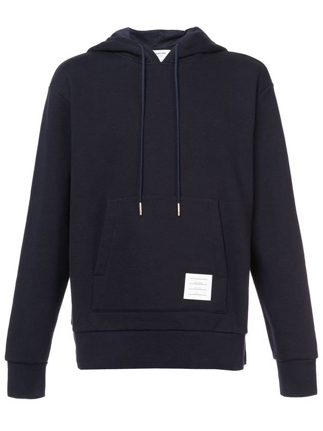 Men's Center Back Stripe Logo Patch Hoodie Navy - THOM BROWNE - BALAAN 2