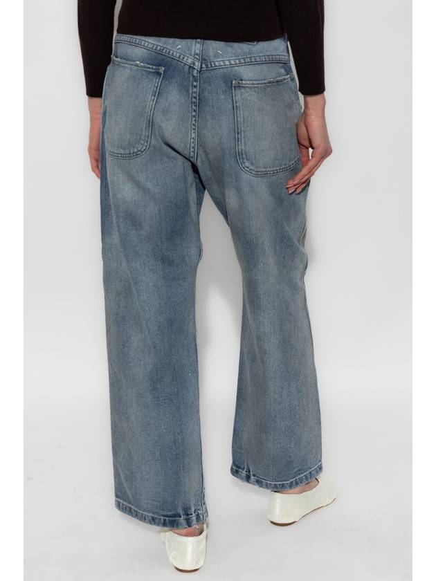 Maison Margiela Jeans With Vintage Effect, Women's, Blue - MAISON MARGIELA - BALAAN 4