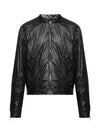 J Clay Shiny Ripstop Biker Jacket Black - DIESEL - BALAAN 2