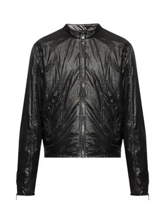 J Clay Shiny Ripstop Biker Jacket Black - DIESEL - BALAAN 2