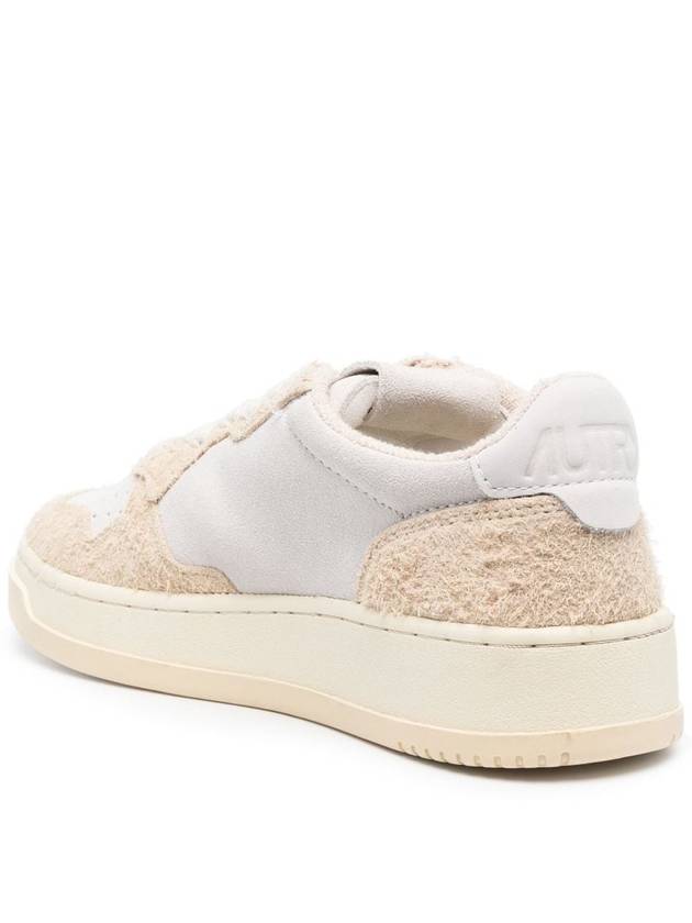 Medalist Suede Low Top Sneakers White Beige - AUTRY - BALAAN 4