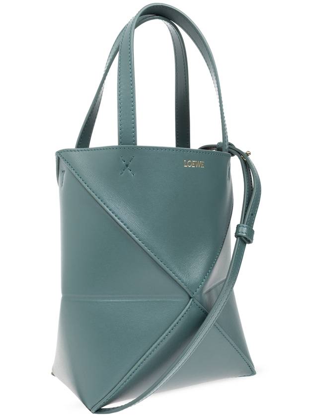 Loewe Handbag Puzzle Mini, Women's, Green - LOEWE - BALAAN 4