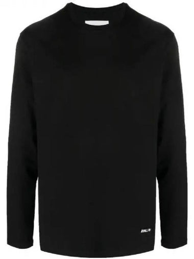 Logo Plaque Hem Long Sleeve Top - JIL SANDER - BALAAN 1