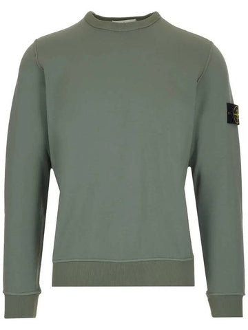 Wappen Patch Sweatshirt Green - STONE ISLAND - BALAAN 1