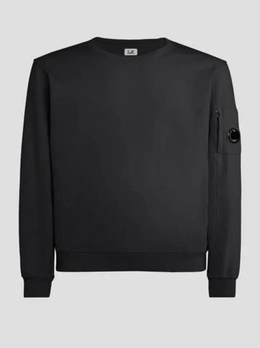 Light fleece sweatshirt black 15CMSS032A002246G999 - CP COMPANY - BALAAN 1