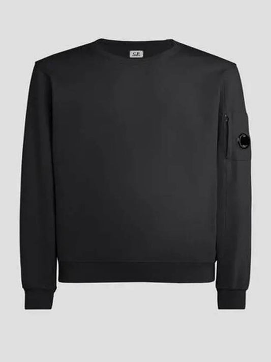 Light fleece sweatshirt black 15CMSS032A002246G999 - CP COMPANY - BALAAN 1