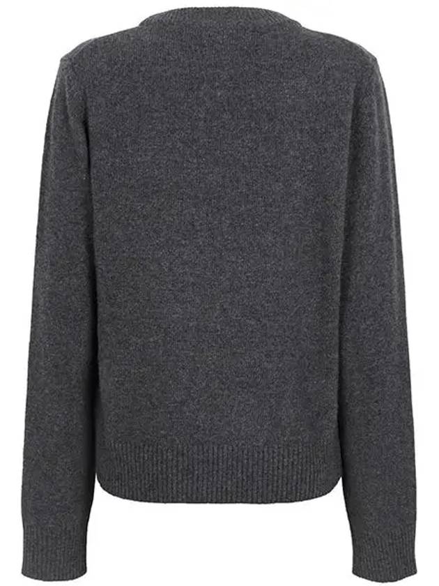 Graphic Bear Knit Top Grey - GANNI - BALAAN 3