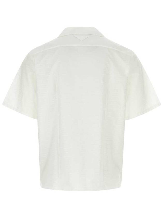 Long Sleeve Shirt UCS414S2211VJP F0009 White - PRADA - BALAAN 3