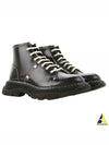 Tread Lace-Up  Worker Boots Black - ALEXANDER MCQUEEN - BALAAN 2