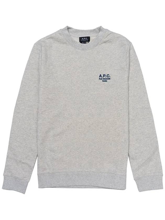 Rider Chest Small Logo Sweatshirt Grey - A.P.C. - BALAAN 3