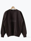 High Count Heavy Sweatshirt P O A22AP05HU Dark Brown Sweatshirt - AURALEE - BALAAN 1