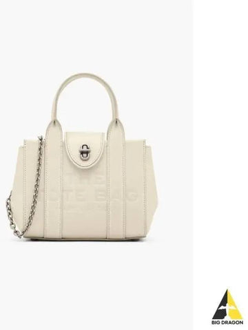 Leather Turnlock The Crossbody Tote Cloud white MBBAW24031IVX - MARC JACOBS - BALAAN 1