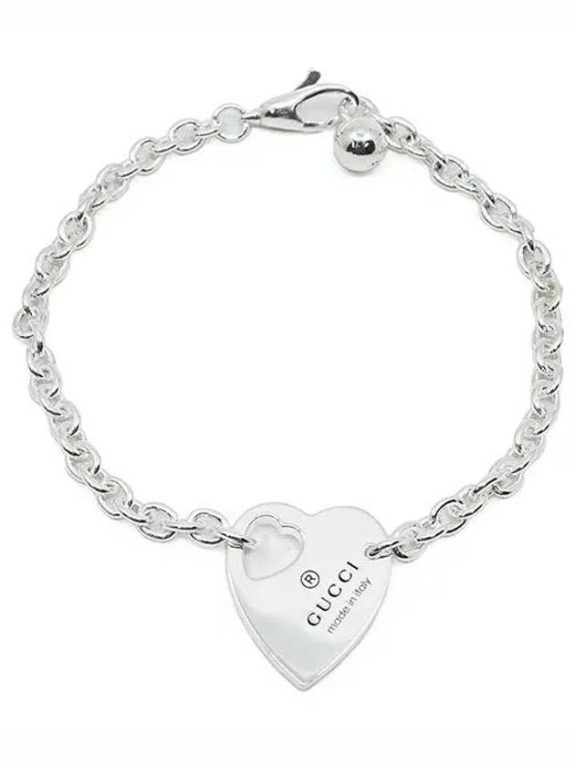 Trademark Chain Charm Bracelet Silver - GUCCI - BALAAN 2