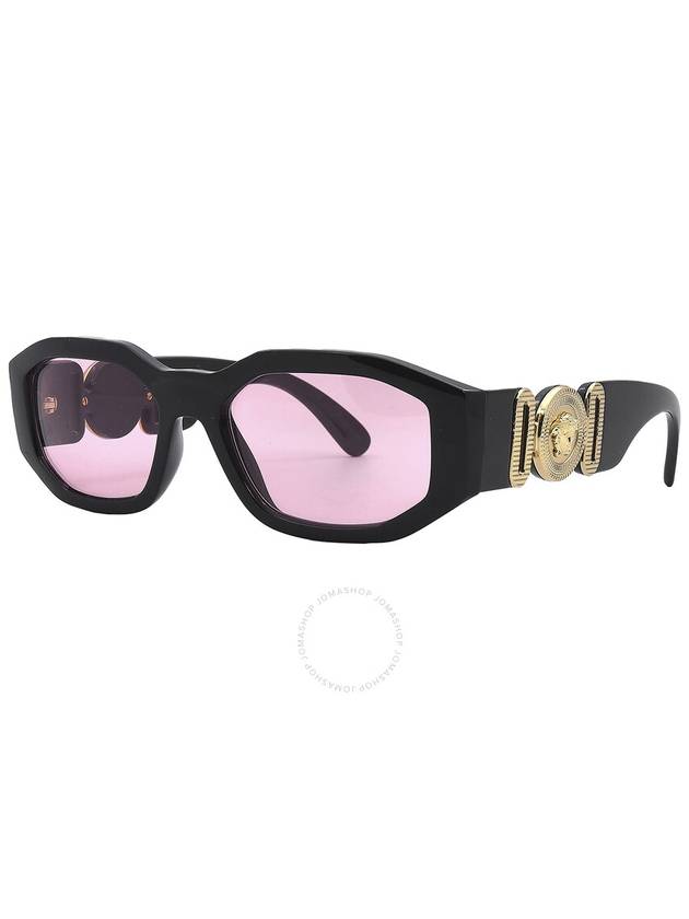 Versace Pink Irregular Men's Sunglasses VE4361 GB1/84 53 - VERSACE - BALAAN 3