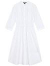 Button midi dress white - ARMANI EXCHANGE - BALAAN 1