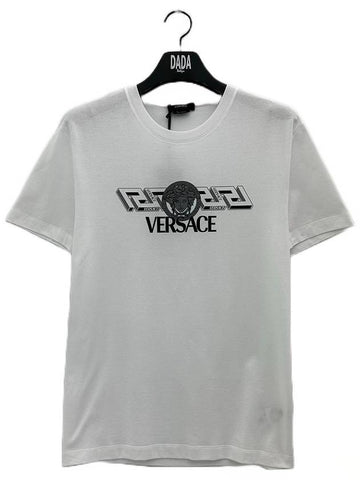 Greca short sleeve tshirt 1008461 1W000 - VERSACE - BALAAN 1