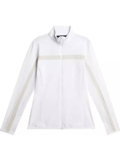 Seasonal Janice Mid Layer Track Jacket White - J.LINDEBERG - BALAAN 2