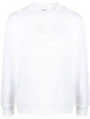 Embroidered EKD Logo Sweatshirt White - BURBERRY - BALAAN 1