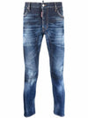 Clean Wash Tidy Biker Jeans Blue - DSQUARED2 - BALAAN 3