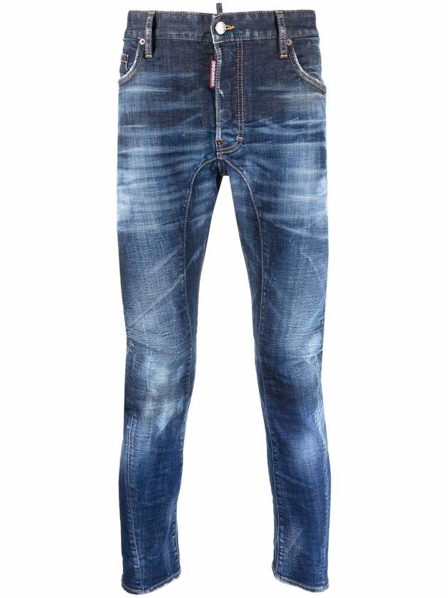 Clean Wash Tidy Biker Jeans Blue - DSQUARED2 - BALAAN 3