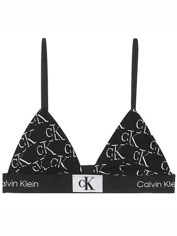 Triangle Bralette Black - CALVIN KLEIN - BALAAN 1