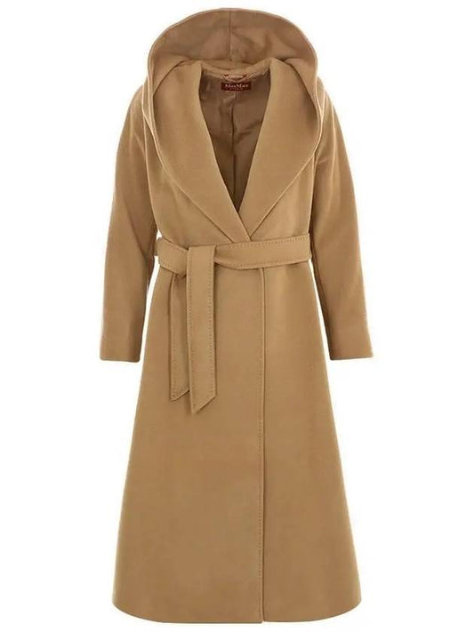 Bdanton Virgin Wool Single Coat Camel - MAX MARA - BALAAN 2