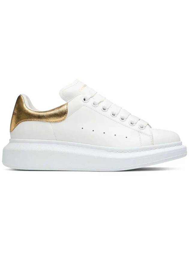 Oversized Low Top Sneakers White Gold - ALEXANDER MCQUEEN - BALAAN 3